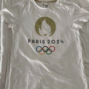 OFFICIAL Paris olympics 2024 white tee